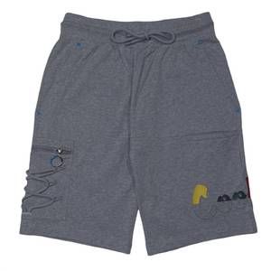 NEW COOKIES men's catamaran jersey flat side pocket tech shorts in grey
